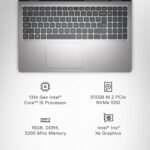 Dell Inspiron 3530 Laptop - 15.6-inch FHD 120Hz Display, Intel Core i5-1334U Processor, 16GB DDR4 RAM, 512GB SSD, Intel Iris Xe Graphics, Windows 11 Home, Migrate Services - Platinum Silver (Aluminum) - Image 4