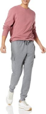 Amazon Essentials Cargo Sweatpants for Men - Fleece Jogger - Image 3