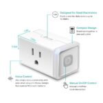 Kasa Smart Plug HS103P4, Smart Home Wi-Fi Outlet Works with Alexa, Echo, Google Home & IFTTT, No Hub Required, Remote Control, 15 Amp, UL Certified, 4-Pack, White - Image 4