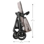 Evenflo Pivot Modular Travel System with LiteMax Infant Car Seat with Anti-Rebound Bar (Desert Tan) - Image 4