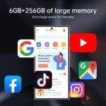 C23 Ultra 5G Unlocked Smartphone,6GB+256GB Fully Unlocked Cell Phone for Android 13, 6.8" Unlocked Cell Phone, 6800mAh, 48MP+108MP Dual Camera/Dual (White) - Image 3