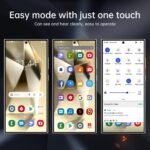 C23 Ultra 5G Unlocked Smartphone,6GB+256GB Fully Unlocked Cell Phone for Android 13, 6.8" Unlocked Cell Phone, 6800mAh, 48MP+108MP Dual Camera/Dual (White) - Image 4