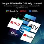 32 Inch 4K Smart Monitor with Google TV System 3840 * 2160P Netflix Licensed Type C 65W PD Speakers 5W*2 Dolby Audio Hey Google Voice Remote HDR WiFi Bluetooth VESA Tiltable 32 in Smart TV - Image 4