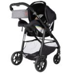 Diono Quantum 4 3-in-1 Travel System with LiteClik 30 R SafePlus Infant Car Seat and Base, Rear-Facing for Infants 4-30lbs, Includes Infant Car Seat Folding Stroller and Toddler Seat (Black Jet) - Image 2