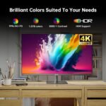 32 Inch 4K Smart Monitor, Google TV System UHD (3840x 2160) Smart TV with Speakers, Netflix Licensed, Type-C 65W PD, WirelessDisplay, HDR, Bluetooth, Hey Google Voice Remot, VESA Support, A32Q8 - Image 4