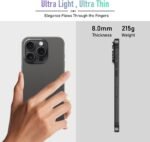 A15promax Unlocked 5G Phone 2024 Android 13 Cell Phones with 6.8" FHD Screen Smartphones Dual SIM|Face ID|48MP+108MP|Snapdragon 8cen2|8GB+256GB|6800 mAh(Black) - Image 2