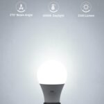 100W Equivalent Bright LED Light Bulbs, Daylight White 5000K A19 Lightbulbs, Focos LED para Casa, for Kitchen Bedroom Indoor, 1500 Lumens, E26 Standard Base, 4-Pack, Non-Dimmable - Image 2