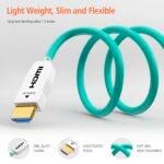 8K Fiber Optic HDMI Cable 33 Feet 48Gbps 8K60Hz 4K120Hz Dynamic HDR eARC HDCP2.2/2.3 for RTX4080/4090/3080/3090, Xbox S/X, PS5/4, AVR, Projector, LG/Samsung/Sony TV - Image 6