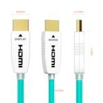 8K Fiber Optic HDMI Cable 33 Feet 48Gbps 8K60Hz 4K120Hz Dynamic HDR eARC HDCP2.2/2.3 for RTX4080/4090/3080/3090, Xbox S/X, PS5/4, AVR, Projector, LG/Samsung/Sony TV - Image 7