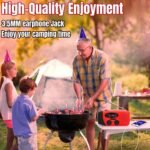 18500mWh/5000mAh Hand Crank Emergency Weather Radio, AM FM NOAA Solar Radio with Led Flashlight and Earphone Jack, Charger for Smartphone, Self Powered Radios with SOS Alarm - Image 5