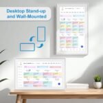 15.6 Inch Digital Calendar, 2025 Planner & Chore Chart, 32GB WiFi Smart Organizer, HD Touch Screen Wall Calendar, Interactive Organizing Schedule, Meal Plan for Family, Includes Desk Mount - Image 5