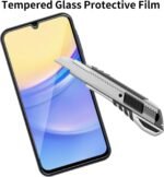 4 Pack Glass Screen Protector Compatible for Samsung Galaxy A16 5G [9H Hardness]-HD Screen Tempered Glass, Scratch Resistant, Easy Install [Case Friendly] [Bubble Free] - Image 3