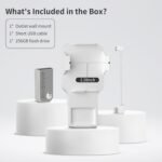 256GB USB Flash Drive & Outlet Wall Mount for Blink Sync Module 2 with Short Cable - Save Space - No Messy Wires - Easy Move Mount Bracket Holder for Blink Outdoor Indoor Security Camera (1 Pack) - Image 5