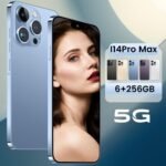 14PROMA X Unlocked Cell Phone,Long Battery Life 6.82" HD Screen Unlocked Phones,Android13 6+256GB Smartphone with 128G Memory Card,Dual SIM/Fingerprint Lock/Face ID/GPS (Blue) - Image 3