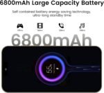 A15 Pro Max Unlocked Cell Phones, 8+256GB Storage Phone, Android 14.0 Smartphone, Support Dual SIM Dual Standby | Face Recognition | 6.8" HD Display | 6800mAh Ultra Long Life Battery-Blue - Image 4