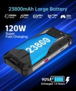 8849 Tank 3 Pro Rugged Smartphone Unlocked, Android 14 Waterproof Rugged Cell Phone with Projector, 6.79" 23800mAh 5G Mobile Phones 32GB RAM 512GB ROM, Dual SIM/Camping Light/2TB Expand/OTG/GPS - Image 3