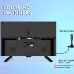 19 Inch LED Widescreen TV with Digital ATSC Tuners HDMI/VGA/RCA/USB, 19 Inch Flat Screen TV w/Built in Dual Speakers for Kitchen and RV Camper(No Smart Telesivion) - Image 3