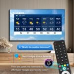 32 Inch 720P HD Smart TV with Google TV, Full HD Slim Design LED Smart TV or Monitor with HDMI, Dolby Audio, Voice Remote, Stream Live(2024 Model) - Image 4