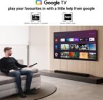 32 Inch 720P HD Smart TV with Google TV, Full HD Slim Design LED Smart TV or Monitor with HDMI, Dolby Audio, Voice Remote, Stream Live(2024 Model) - Image 5