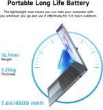 14 Inch Laptop-Computer, Intel Celeron N3350 (Up to 2.4GHz), 6GB LPDDR4 RAM 192GB Storage, WI-FI 5, BT5.0, HD Camera, 35WH Battery, Windows 10 Laptop for Home & Study, Lightweight - Image 4