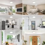 4pack 9 Inch Flush Mount LED Ceiling Light Fixture,18W 1800LM Super Slim Light Fixtures Ceiling Mount 3000K/4000K/5000K 3CCT Selectable,Ceiling Light Fixtures for Kitchen,Bedroom (White) - Image 8