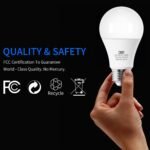 100W Equivalent Bright LED Light Bulbs, Daylight White 5000K A19 Lightbulbs, Focos LED para Casa, for Kitchen Bedroom Indoor, 1500 Lumens, E26 Standard Base, 4-Pack, Non-Dimmable - Image 4