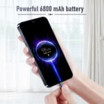 A15 promax Unlocked Cell Phones2024 Android 13 Smartphone with Snapdragon 8cen2 Processor|8GB+256GB|8-Core 6.8" HD Screen 24MP+50MP|Camera 6800 mAh Long Battery with 5G Dual SIM(Navy Blue) - Image 4