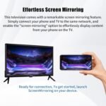 24-Inch Full HD (1080p) Smart TV with Wi-Fi & Bluetooth Connectivity, Android TV, Google Play Store, LED Flat Screen TV with Netflix, Disney+, YouTube, Support Local Channels & Digital TV - Image 5