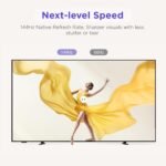 75-Inch Class QLED 4K Smart TV, Ultra-Slim Design Picture TV, 144Hz, HDR, Art Mode w/AI Art, Wide Color Gamut, Dolby Vision IQ, Dolby Atmos, Google Assistant Voice Remote(75F75, 2025 Model) - Image 5