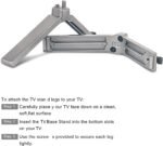 43C350U 43C350KU Replacement TV Stand Legs fit for Toshiba 43" 4K Class C350 Series LED 4K UHD Smart TV 43C350LU 43C350U0002 43C350U 43C350KU - Image 3