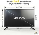 | 48 inch | TV SCREEN PROTECTOR, Tv Display Protector Compatible with LCD, OLED, LED & QLED 4K HDTV, Easy Installation, All Size Available - Image 5