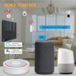 2 in1 Smart ZigBee and Bluetooth Gateway, Zigbee 3.0 Smart Wireless Gateway for Home Automation, 2.4GHz WiFi Only, APP Control, Compatible with Alexa, Google Assistant, Tuya Smart Home Devices - Image 3