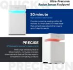 AirCurie Ver2, Radon Detector for Home, 5-in-1 Total Indoor Air Quality Monitor [PM1.0, 2.5, 10, CO2, Humidity, Temp] Easy to Use - Image 4