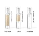 10 Pcs Clear Airless Pump Bottles,Refillable Empty Transparent Plastic Airless Lotion Pump Vacuum Container Diffuser Travel Size Lotion Sample Packing Vial-FREE Funnel,Dropper (5ml/0.17 Qunce) - Image 3