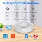 2 in1 Smart ZigBee and Bluetooth Gateway, Zigbee 3.0 Smart Wireless Gateway for Home Automation, 2.4GHz WiFi Only, APP Control, Compatible with Alexa, Google Assistant, Tuya Smart Home Devices - Image 2