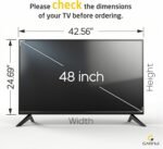 | 48 inch | TV SCREEN PROTECTOR, Tv Display Protector Compatible with LCD, OLED, LED & QLED 4K HDTV, Easy Installation, All Size Available - Image 2