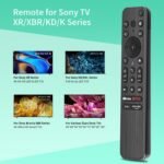 800U Remote, RMF-TX800U Remote Control for Sony Bravia TV with Voice Control, Remote for TV XR/XBR/KD/K Series 4K LED OLED Google/Android TVs - Image 2