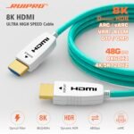 8K Fiber Optic HDMI Cable 33 Feet 48Gbps 8K60Hz 4K120Hz Dynamic HDR eARC HDCP2.2/2.3 for RTX4080/4090/3080/3090, Xbox S/X, PS5/4, AVR, Projector, LG/Samsung/Sony TV - Image 2