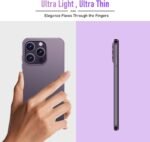 A14 Promax Unlocked 5G Android Phone Android 13 Mobile Phones with 6.8" FHD Screen Smartphone 50MP+24MP 6800 mAh Dual SIM Face ID Snapdragon 8cen2 Unlocked Cell Phones(Purple) - Image 2