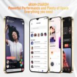 A14ProMax Unlocked Android Smartphone 6GB+256GB, 6.8" HD+ Display, 50MP+24MP Dual Camera, 6800mAh Battery, 5G Dual SIM, 128GB Expandable (Gold) - Image 2