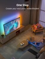 Ailofy Smart TV LED Backlight with Camera for 55-65 inch Screens, 12.5ft LED Strip Lights Sync to Screen& Music, Color Changing Lights for TV Work with Alexa & Google Assistant, App Control - Image 2