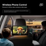 10.1 inch 4K Android 13 Portable Car TV Headrest Monitor Tablet for Back Seat with WiFi and Bluetooth, IPS Touch Screen Video Player, Support Phone Control & Mirror Link/HDMI/RCA 2G+32GB - Image 2