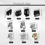 100Pcs 10 Sizes Auto Car U-Clip Metal Trim Panel Spring Clip Trim Moulding Clip Kit 4A0-867-276A Replacement for Most Cars - Image 2