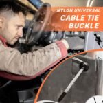 100pcs Nylon Universal Cable Tie Buckle, Universal Cable Tie Clip with Pin & Button Design Zipper Clips for Car Daily Auto Fixing - Image 2