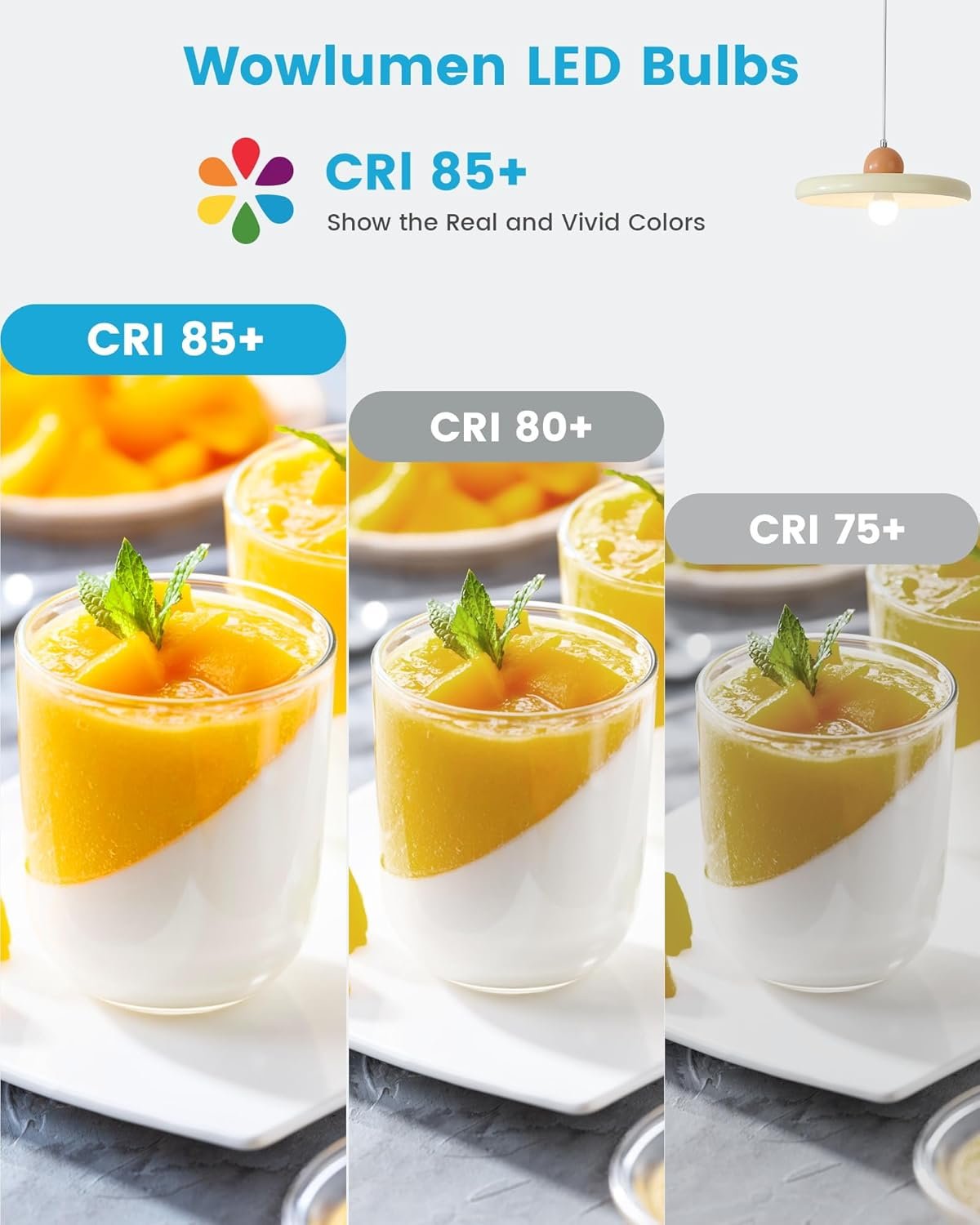 A19 LED Light Bulb,9W E26 Light Bulbs(60 Watt/80 Watt Equivalent),3500K Soft White,Non-Dimmable,800LM Standard Base for Bedroom, Kitchen, Living Room, Office,UL Listed,4 Packs - Image 3