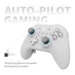 [No Drift] GuliKit KK3 Max Bluetooth Controller, Kingkong 3 Max Wireless Controller for Switch/Switch OLED, Hall Effect Joystick/Triggers, Maglev/Rotor/HD Vibration, Hyperlink Adapter (White) - Image 6