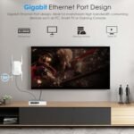 2025 AX1800 WiFi 6 Extender Signal Booster - Dual Band 2.4G/600Mbps & 5.8G/1200Mbps, WiFi Extender with Gigabit Port, 802.11AX Tech, 12999 Sq.Ft Long Range WiFi Repeater, Connects 100+ Devices - Image 4