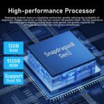 16 ProMa x Smartphone Unlocked Cell Phone, 6.99“ HD Screen5G Phone, 12+512GB Phone Unlocked, Android 13.0, 68+108MP Zoom Camera, Fingerprint Button Unlock-and take Photos (Purple) - Image 7