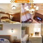 25 Watt Light Bulbs Equivalent, A15 E26 3W LED Bulb Soft White 2700K Low Watt Light Bulbs for Home Bedroom, Table Lamp Bulb (6 Pack) - Image 5