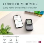 Airthings 325 Corentium Home 2 Smart Digital Radon Detector - Portable and Easy-to-use Radon Testing with Bluetooth connectivity and Humidity & Temperature Sensors - Image 3
